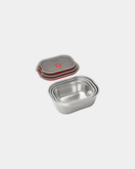 Custom stainless steel lunch box set Black + Blum - 2