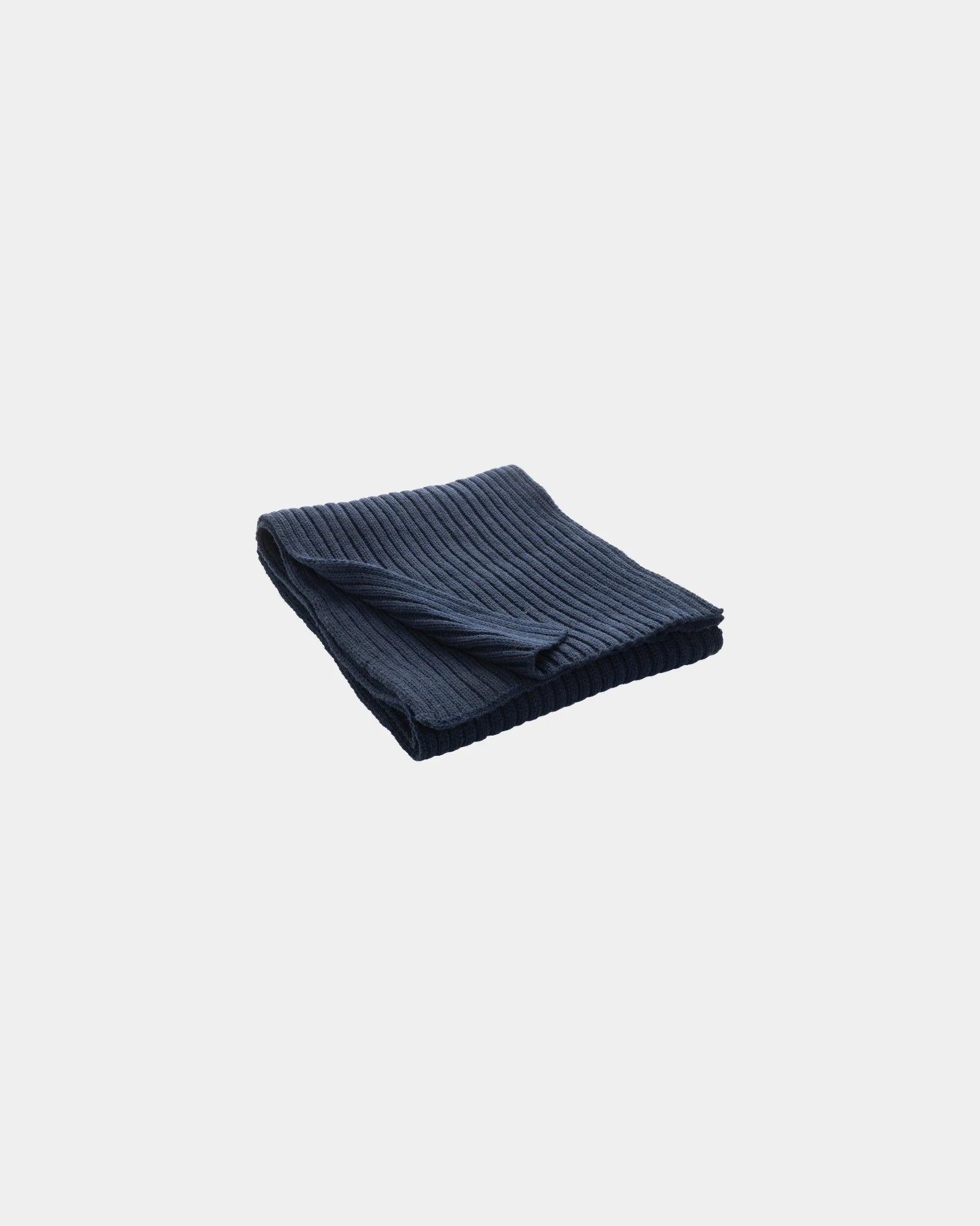 Custom AWARE™ Polylana® knitted scarf 180x25cm - Navy