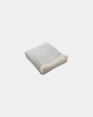 Custom recycled cotton bath towel 100x180cm - Grey