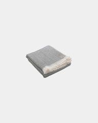 Custom recycled cotton bath towel 100x180cm - Black