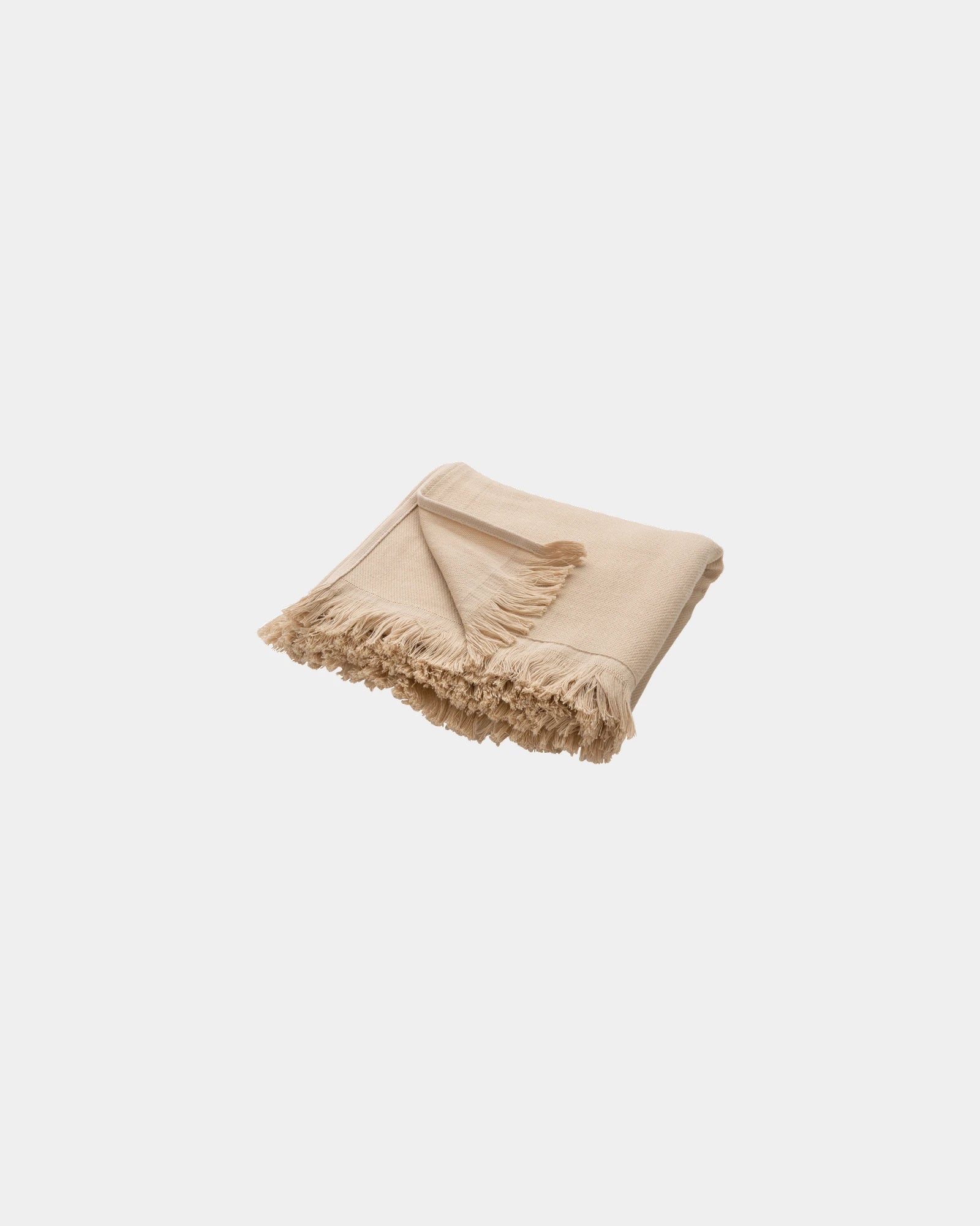 Custom recycled cotton bath towel Ukiyo 100x180cm - Brown