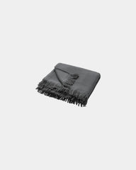 Custom recycled cotton bath towel Ukiyo 100x180cm - Anthracite