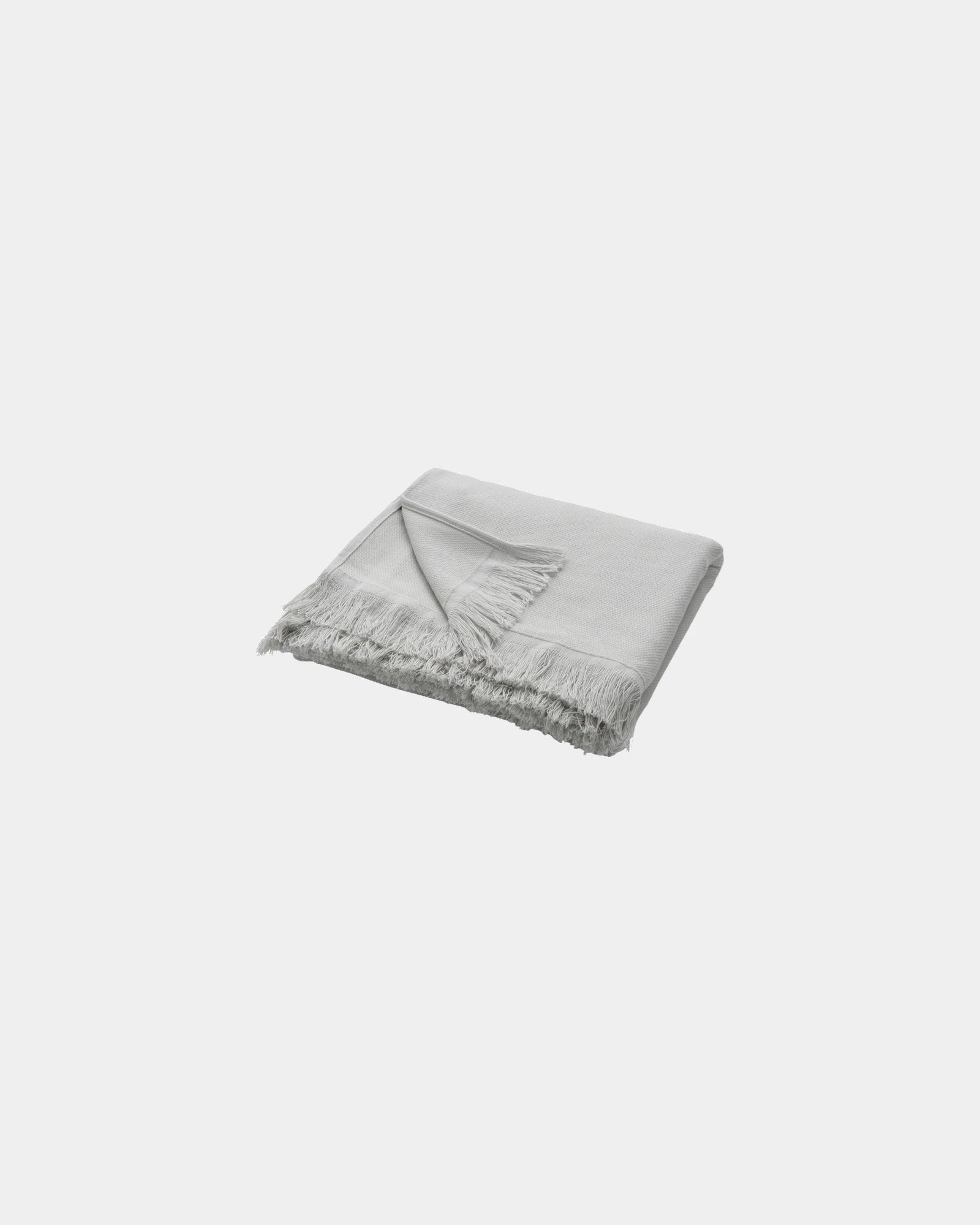 Custom recycled cotton bath towel Ukiyo 100x180cm - Grey