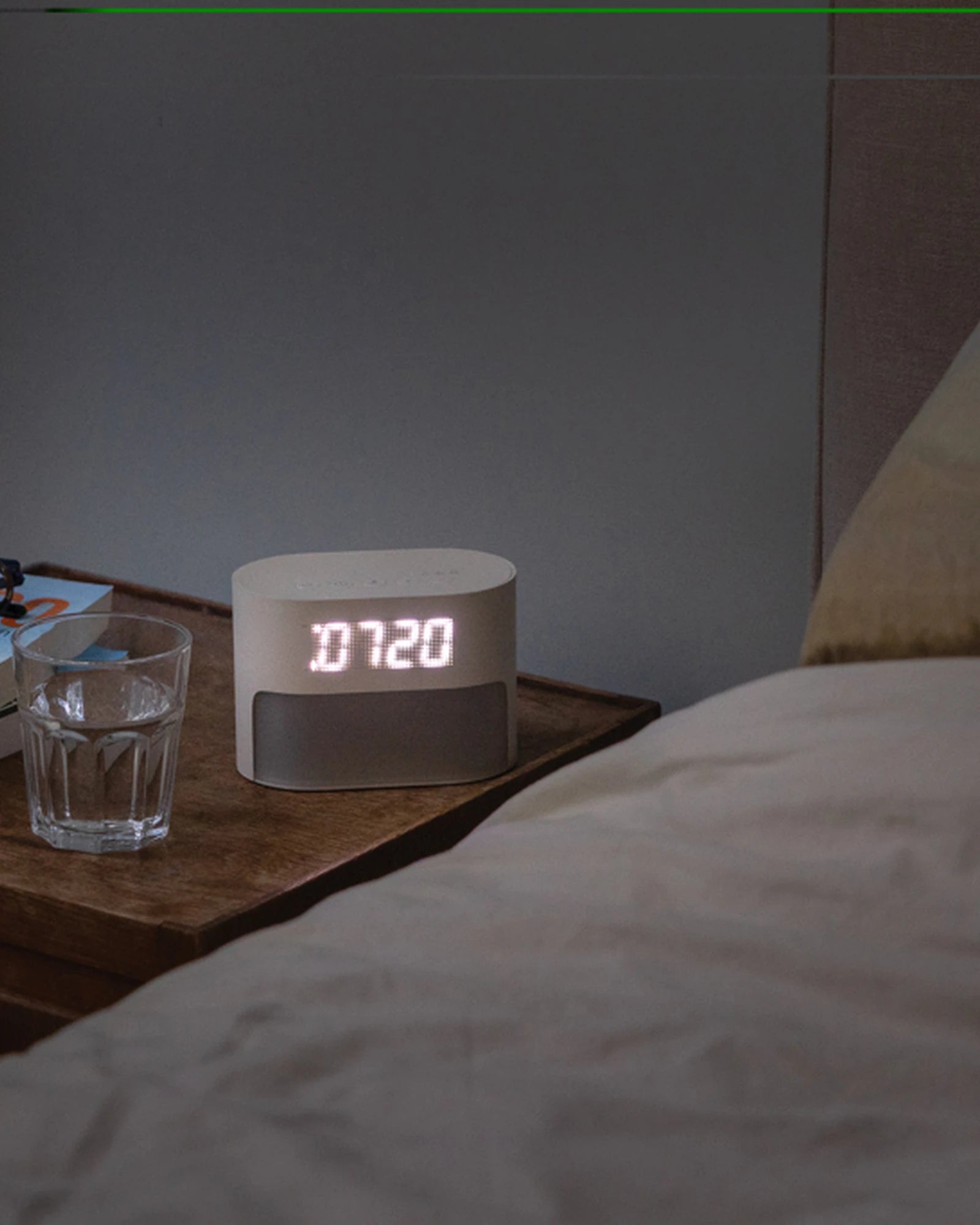 Promotional recycled plastic white noise alarm clock - 9