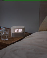 Promotional recycled plastic white noise alarm clock - 9