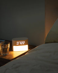 Promotional recycled plastic white noise alarm clock - 8