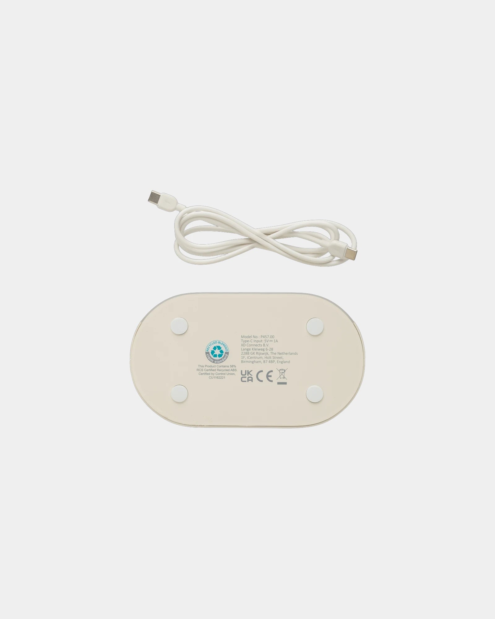 Promotional recycled plastic white noise alarm clock - 7