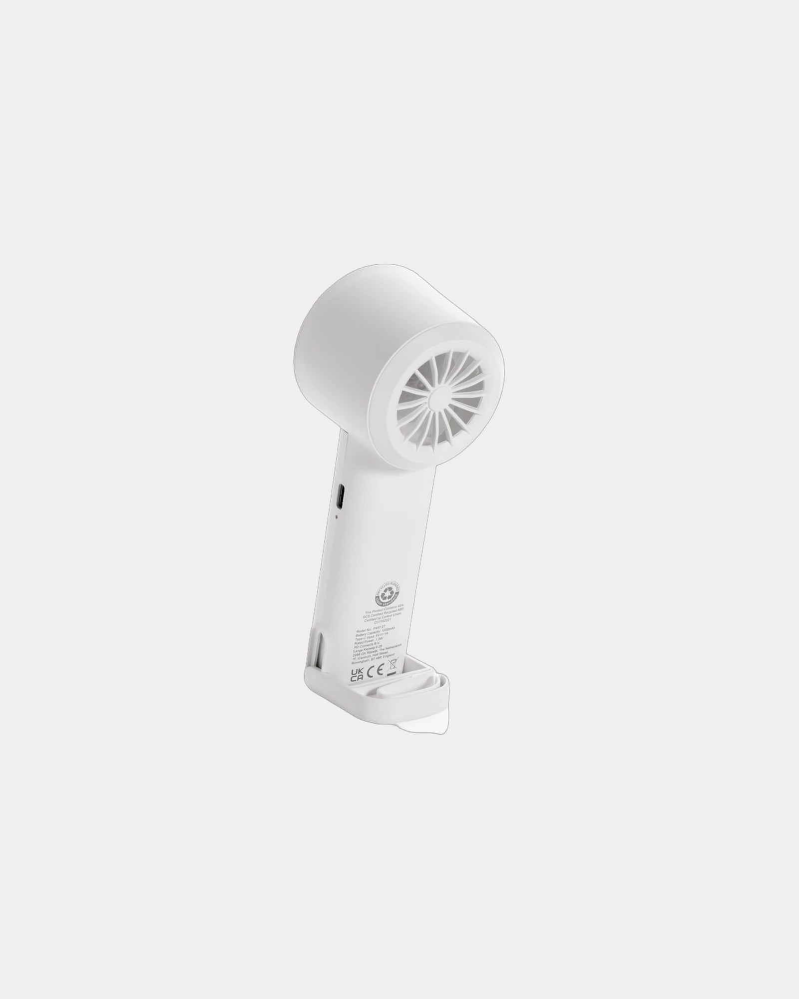 Custom recycled plastic portable fan - 10