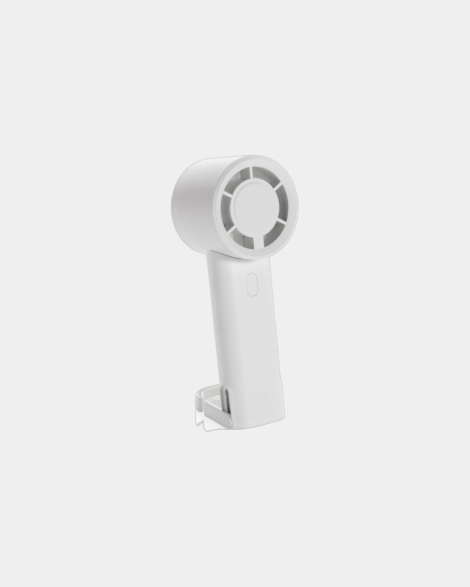 Custom recycled plastic portable fan - White