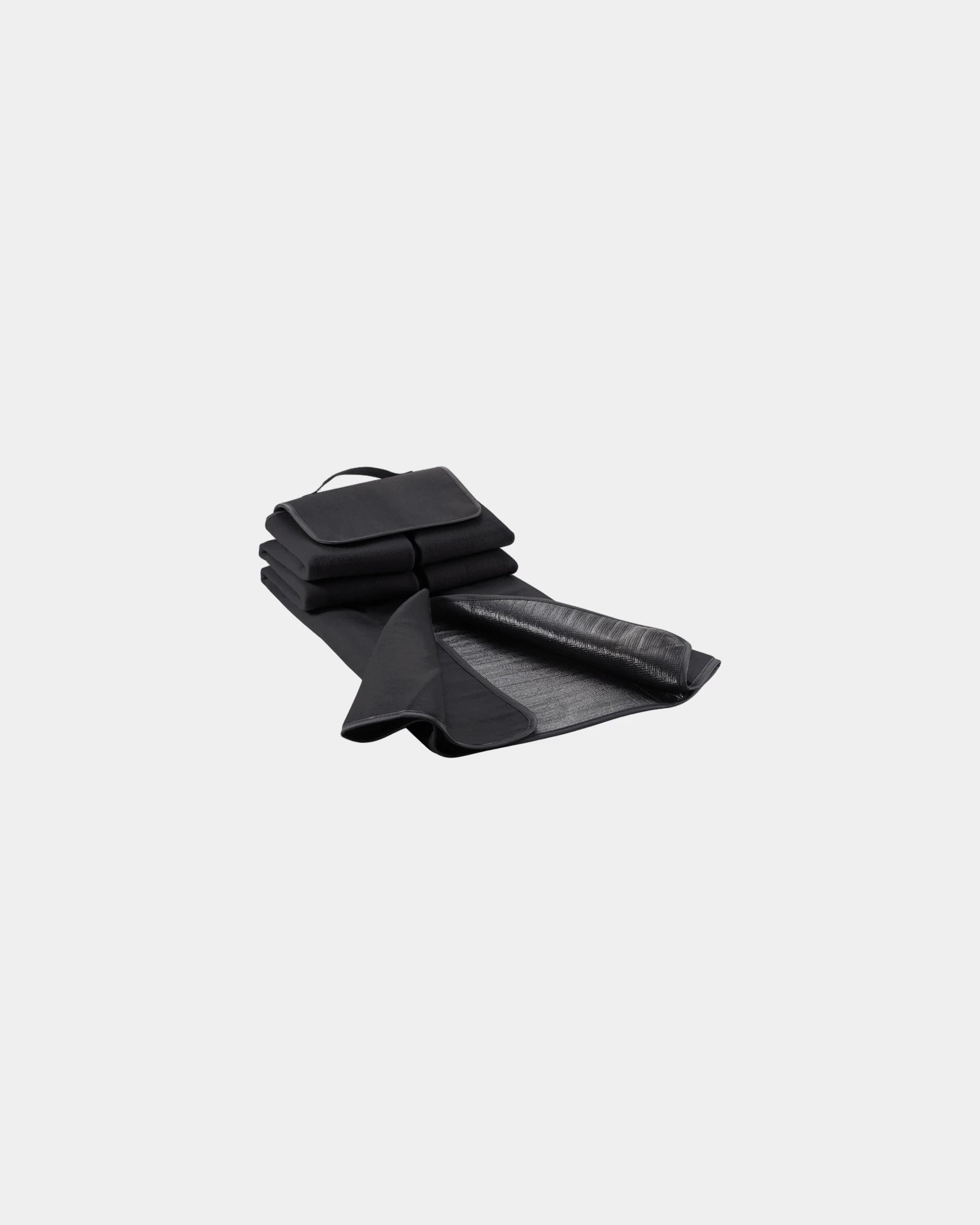 Promotional polyester picnic blanket - Black