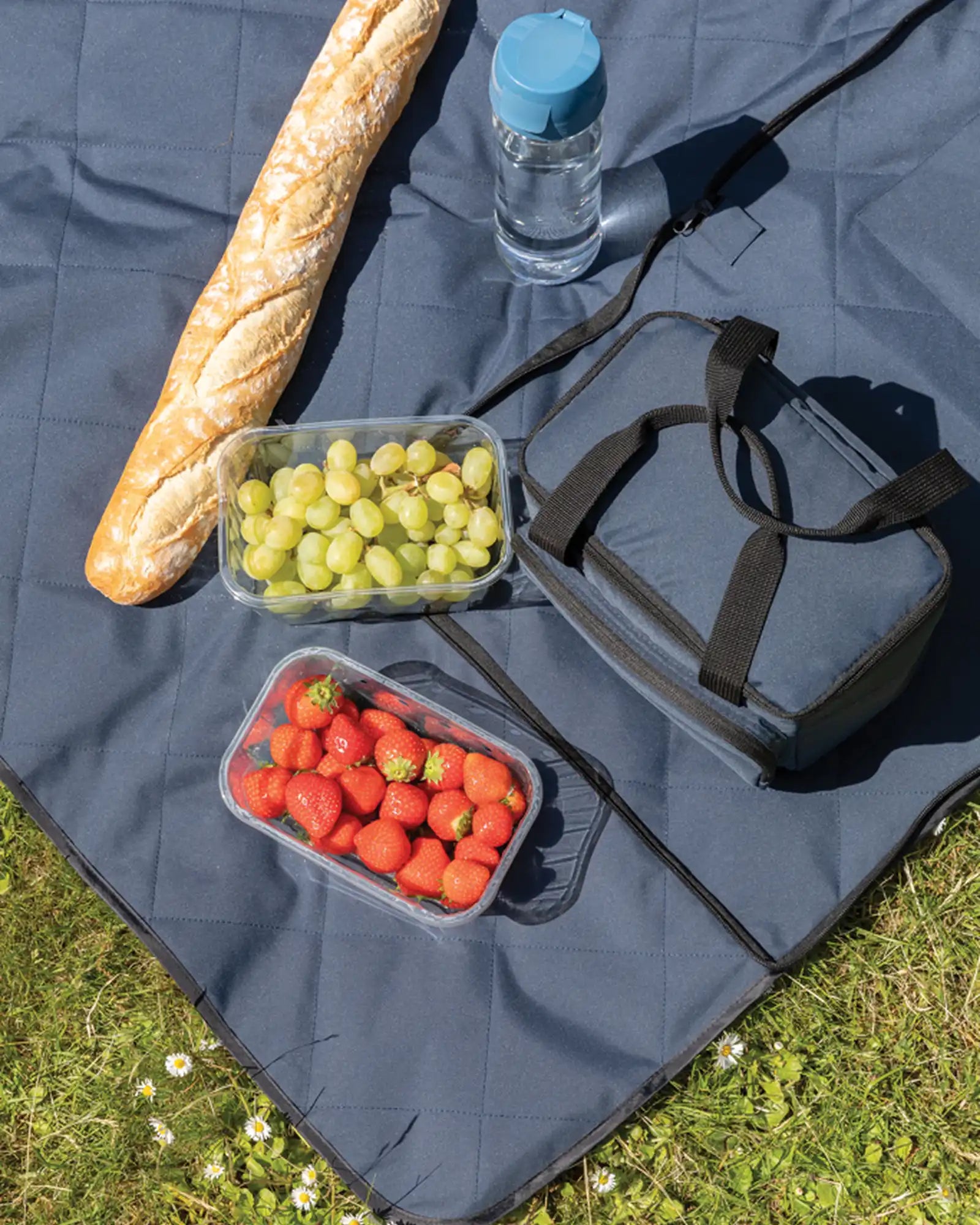 Promotional recycled picnic blanket 145x130 cm - 10