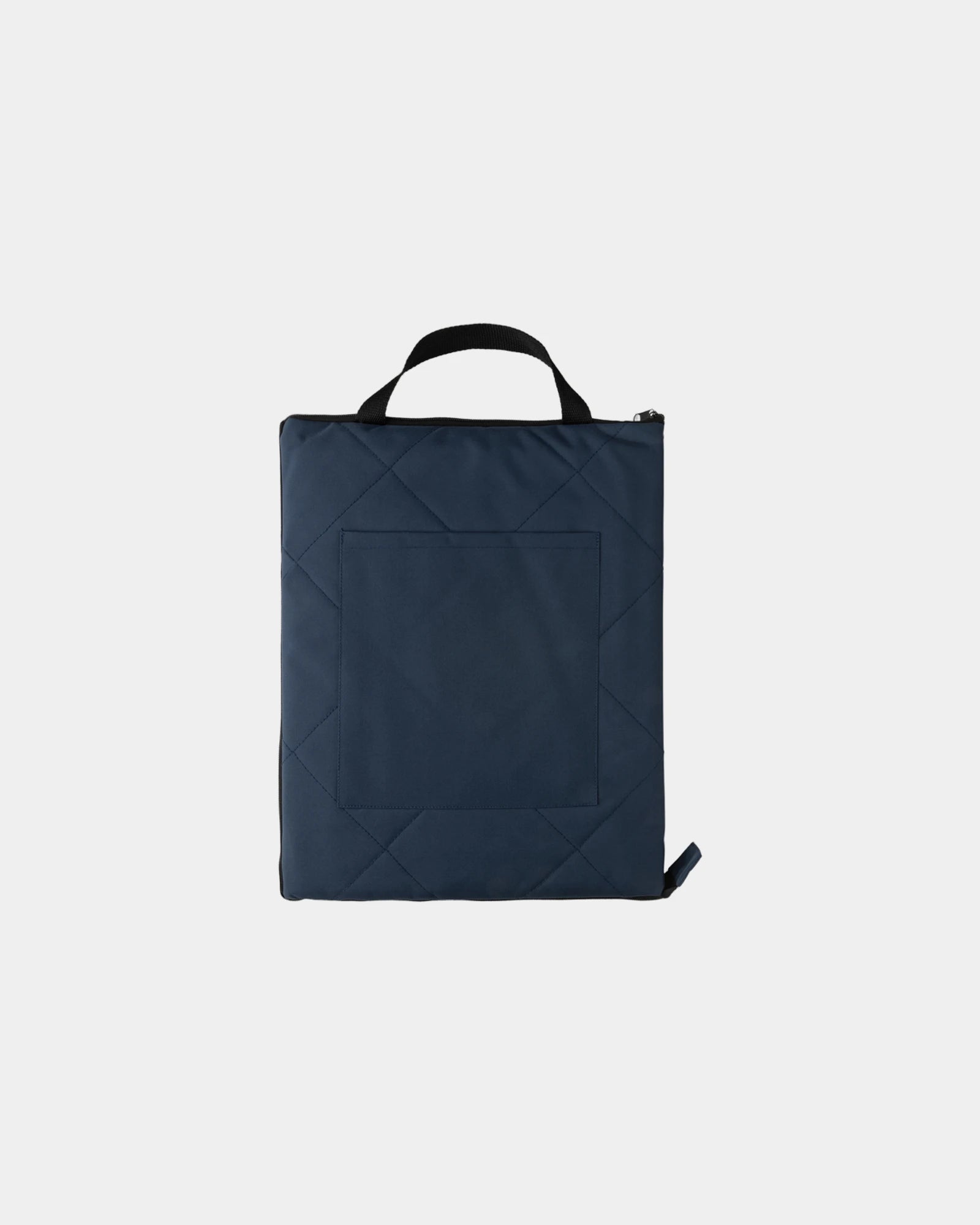 Promotional recycled picnic blanket 145x130 cm - Navy