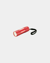 Promotional aluminum torch with 9 LED lights - Red