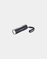 Promotional aluminum torch with 9 LED lights - Black