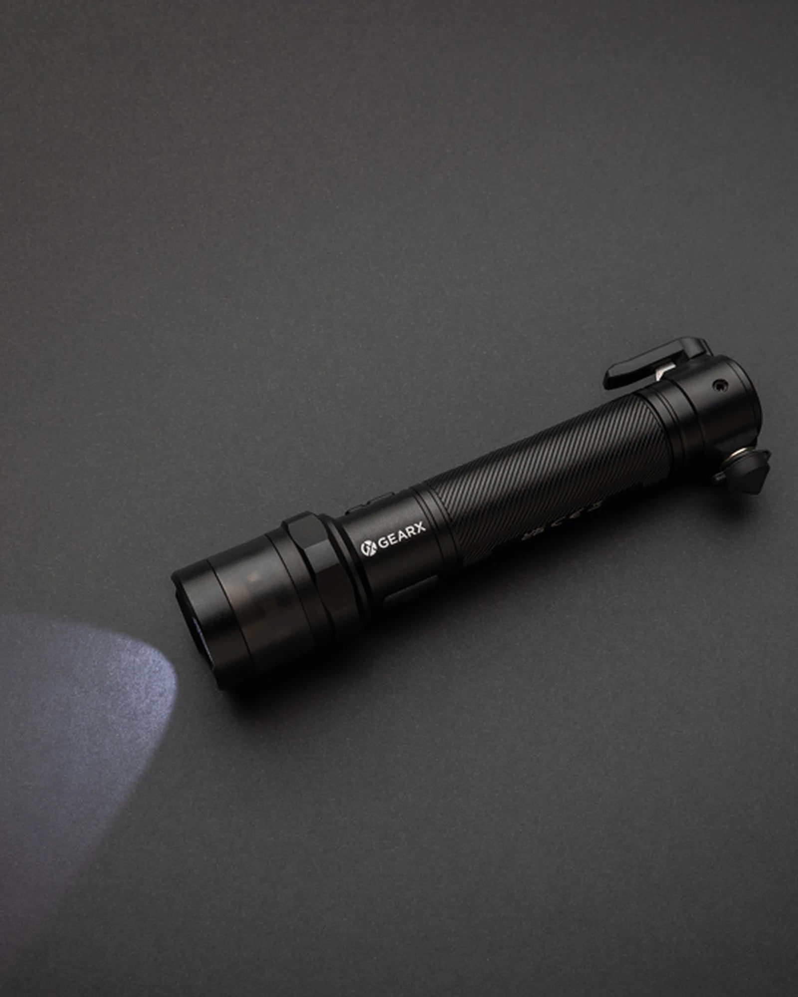 Promotional recycled aluminium flashlight GearX - 8