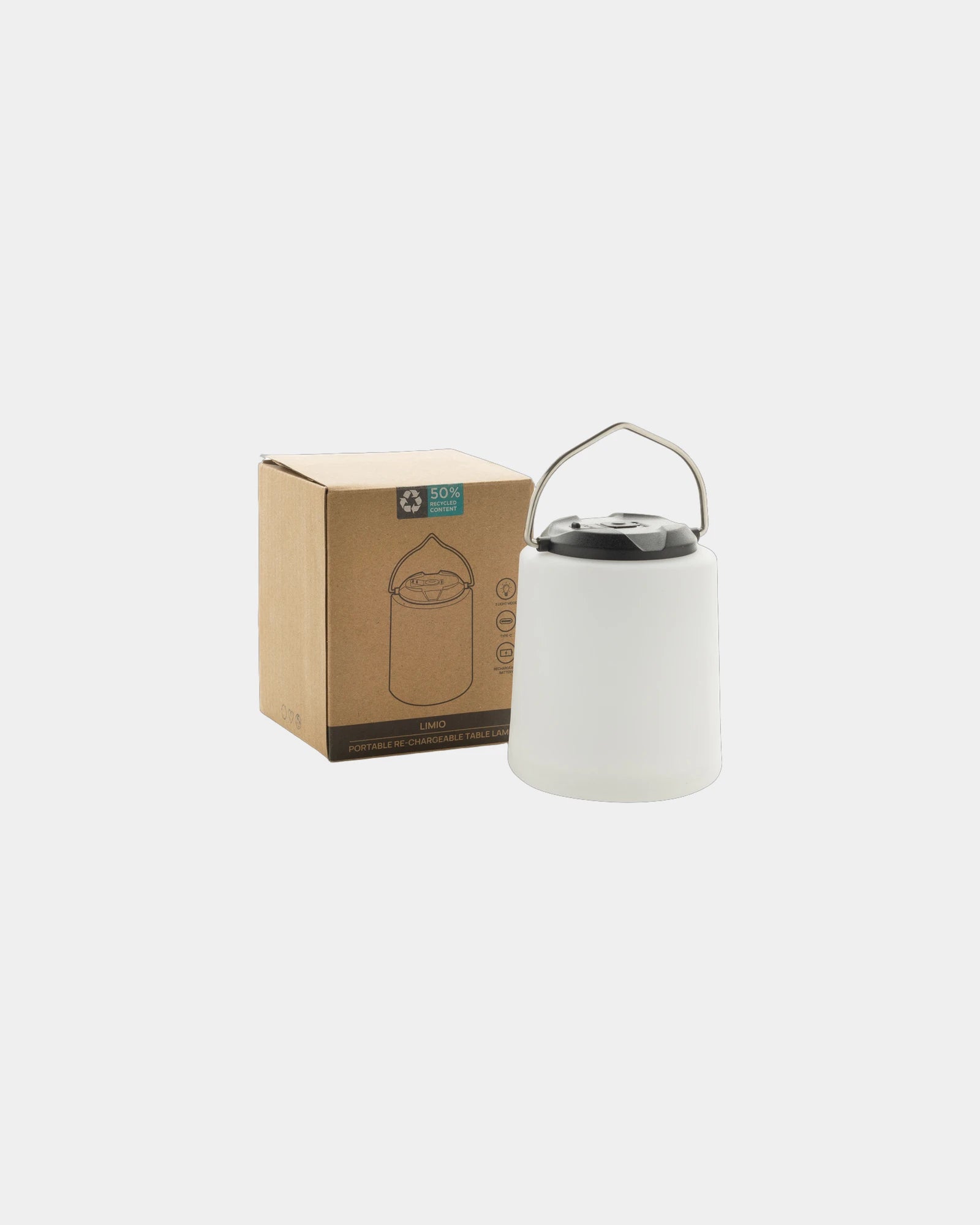 Promotional recycled plastic table lamp - 1