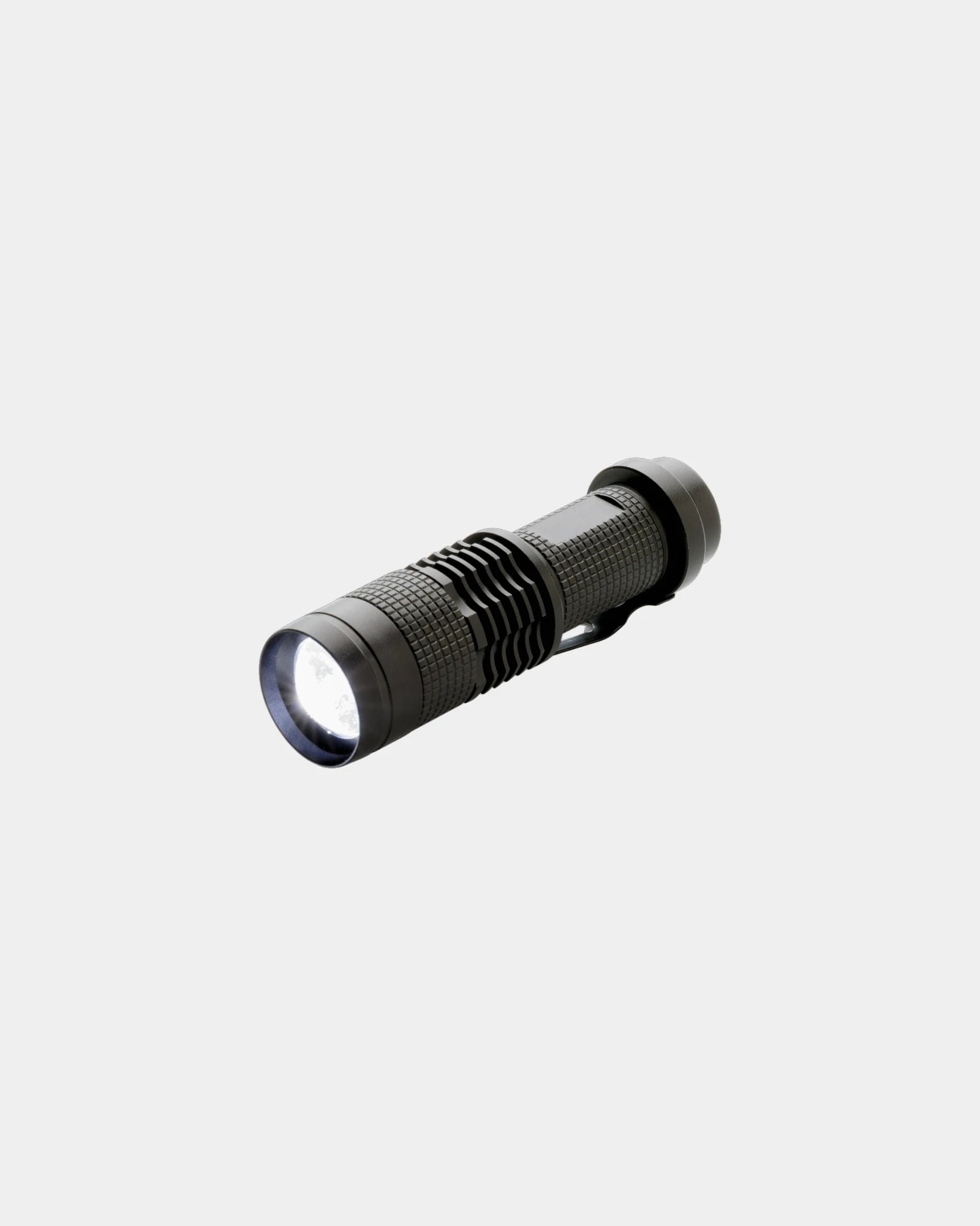 Promotional compact aluminum flashlight 85 lumens - Black