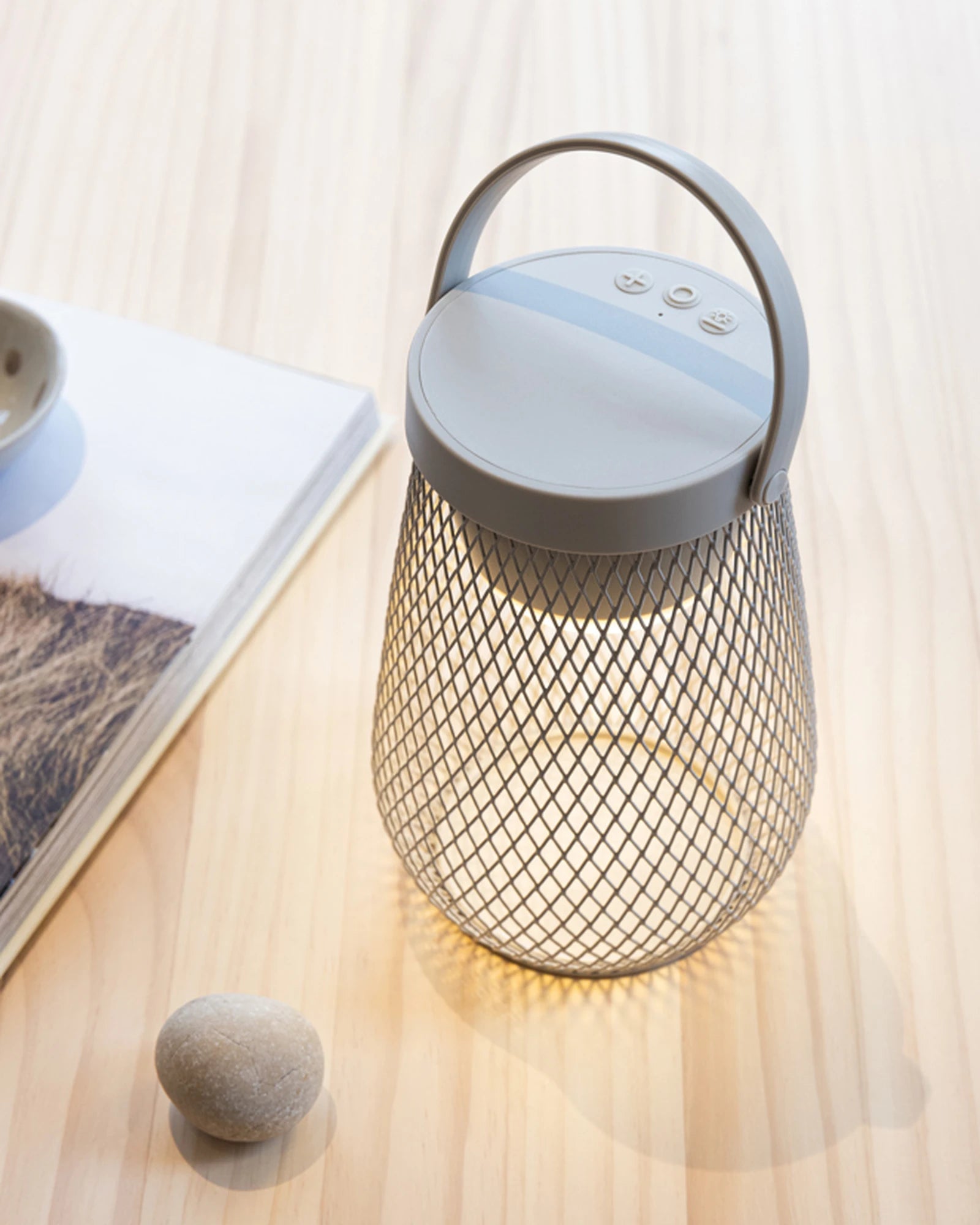 Promotional recycled ABS table lamp 23.2 cm - 8