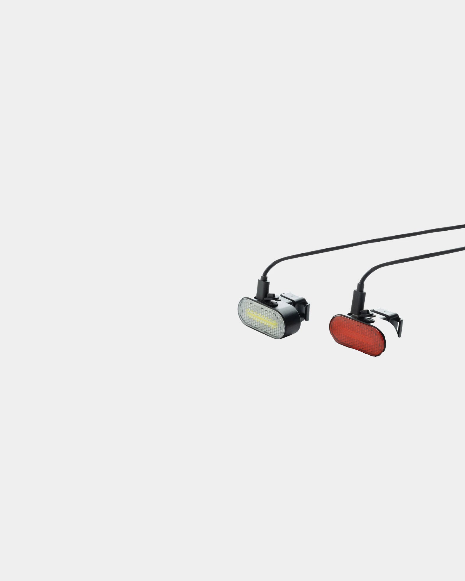 Promotional USB rechargeable bike light set