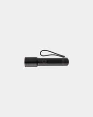 Promotional rechargeable USB torch recycled aluminium - Black