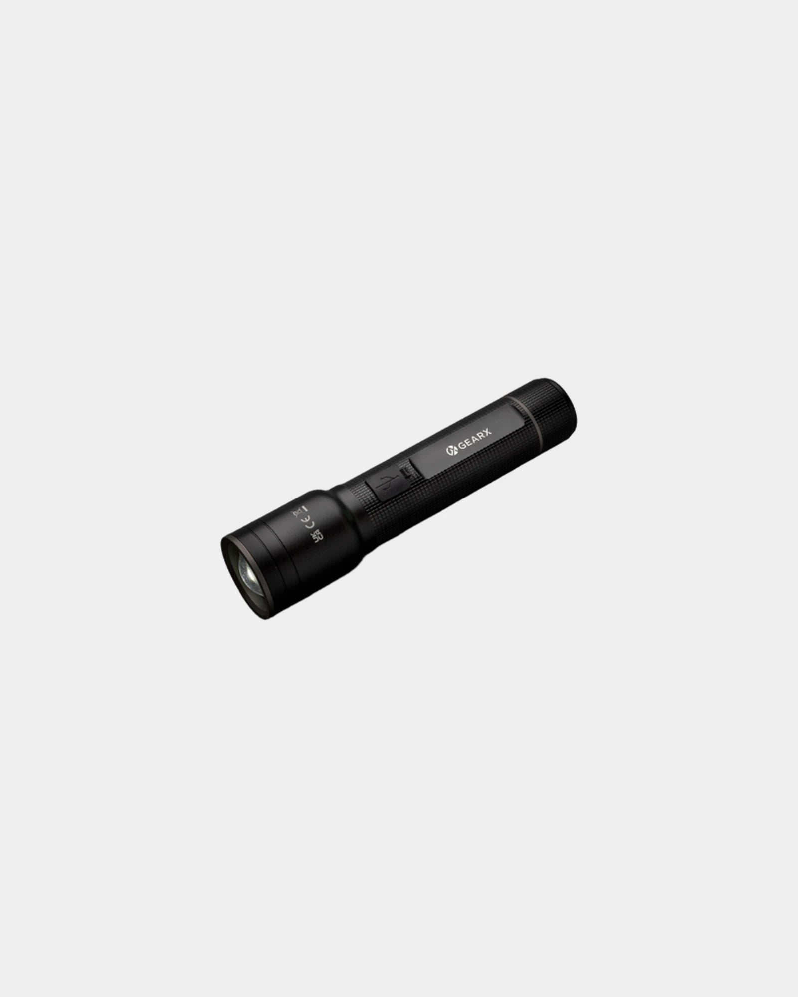 Promotional rechargeable USB torch recycled aluminium - 4