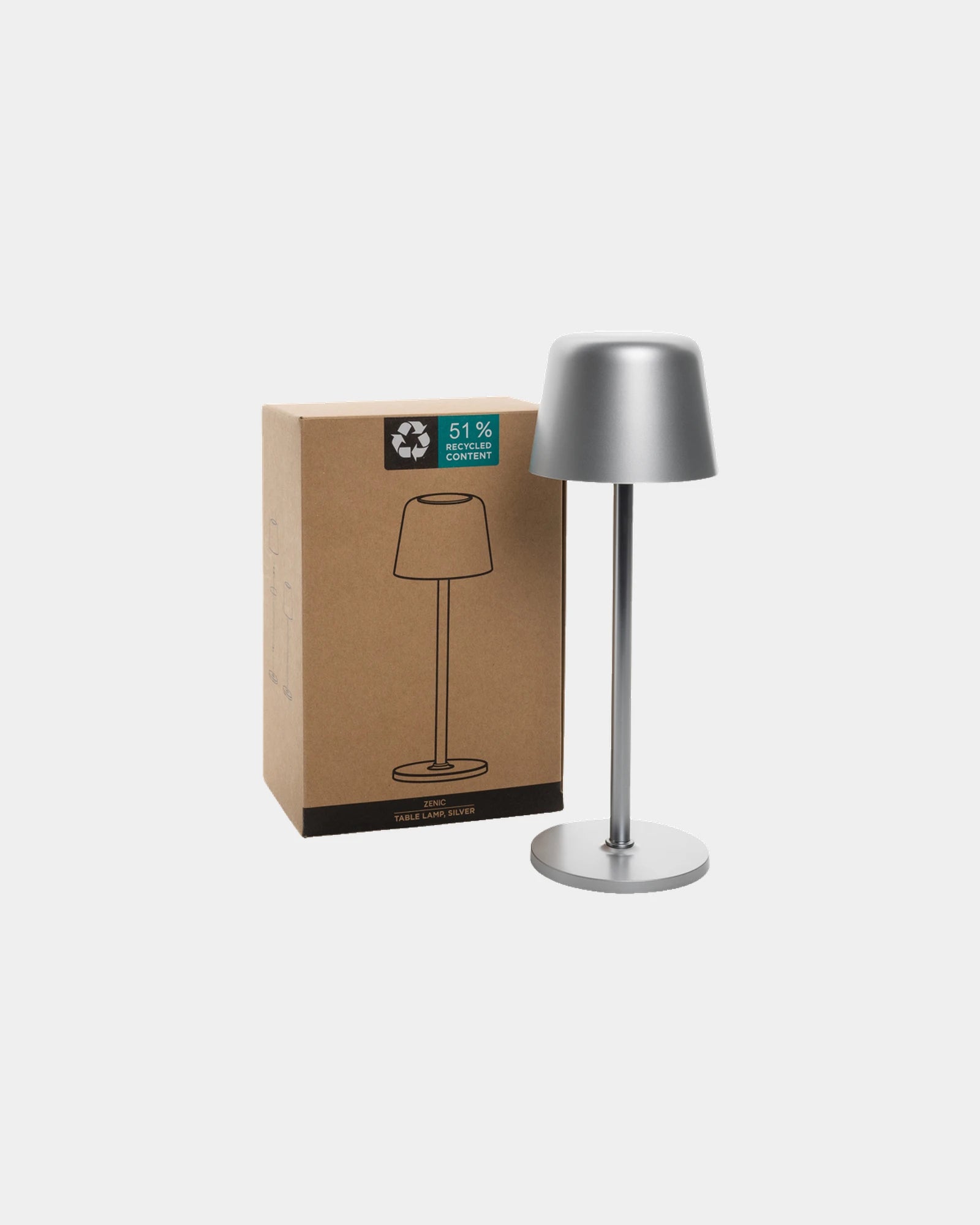 Promotional recycled USB table lamp