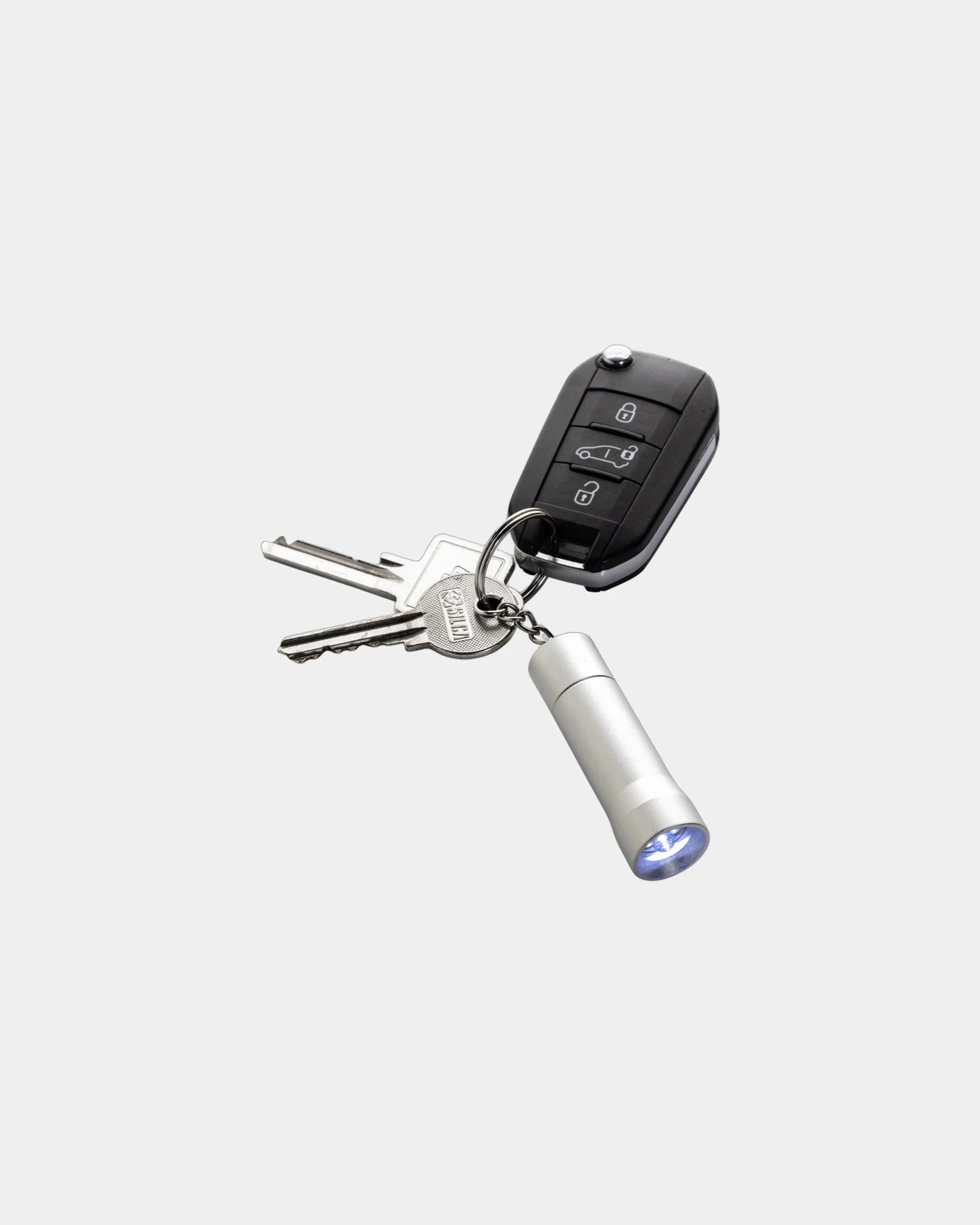 Promotional recycled aluminum flashlight keychain - 6