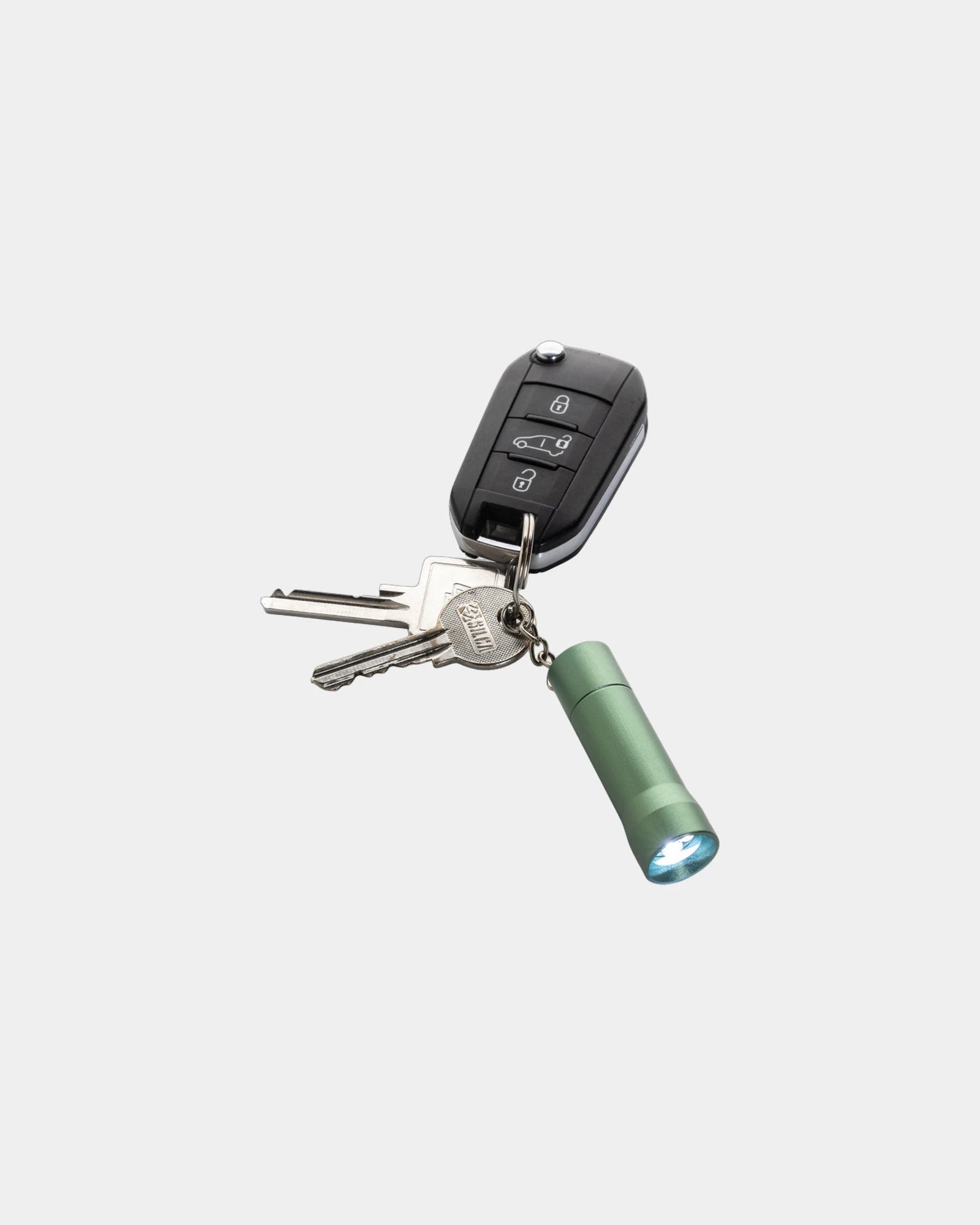 Promotional recycled aluminum flashlight keychain - 16