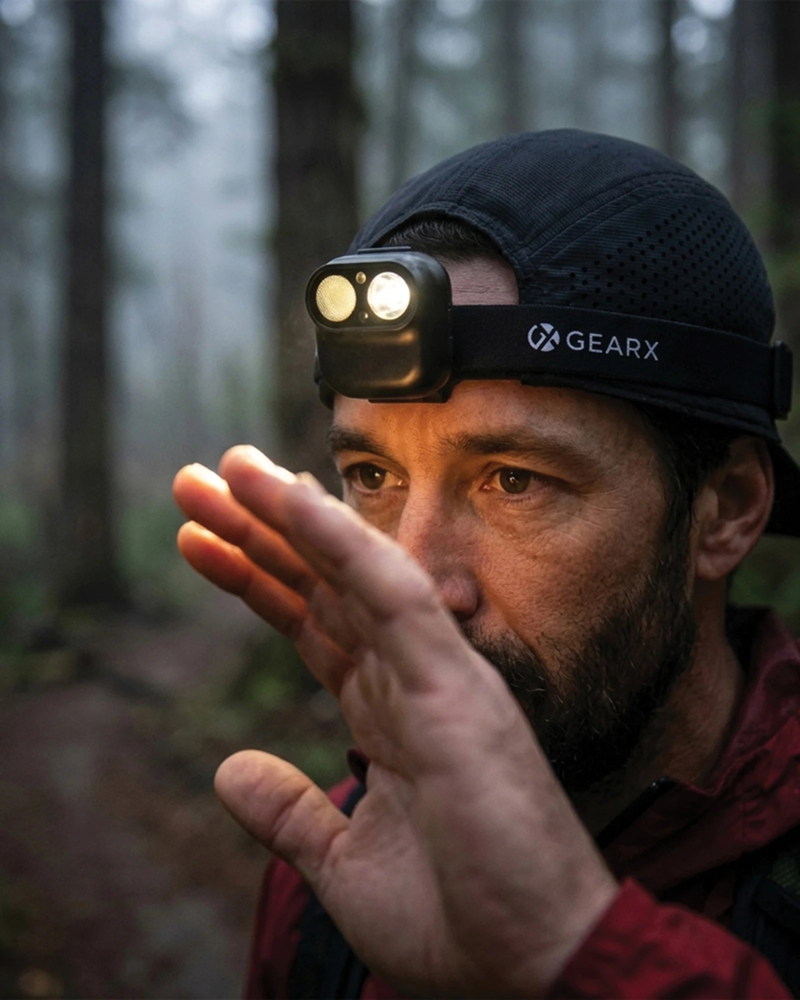 Promotional rechargeable ABS headlamp with motion sensor - 8