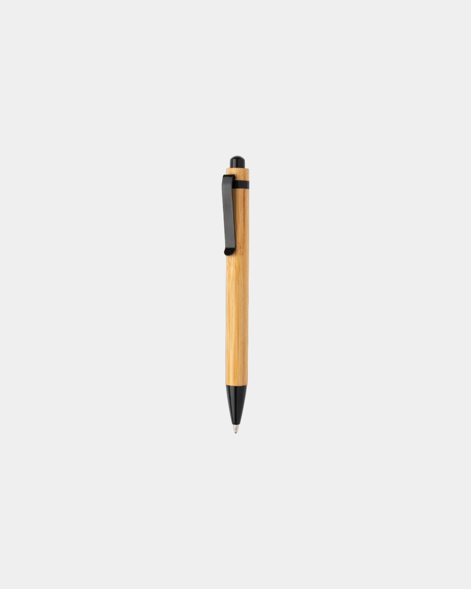 Promotional bamboo ballpoint pen - Black