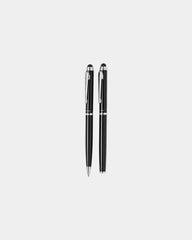 Promotional metal Deluxe pen set - Black