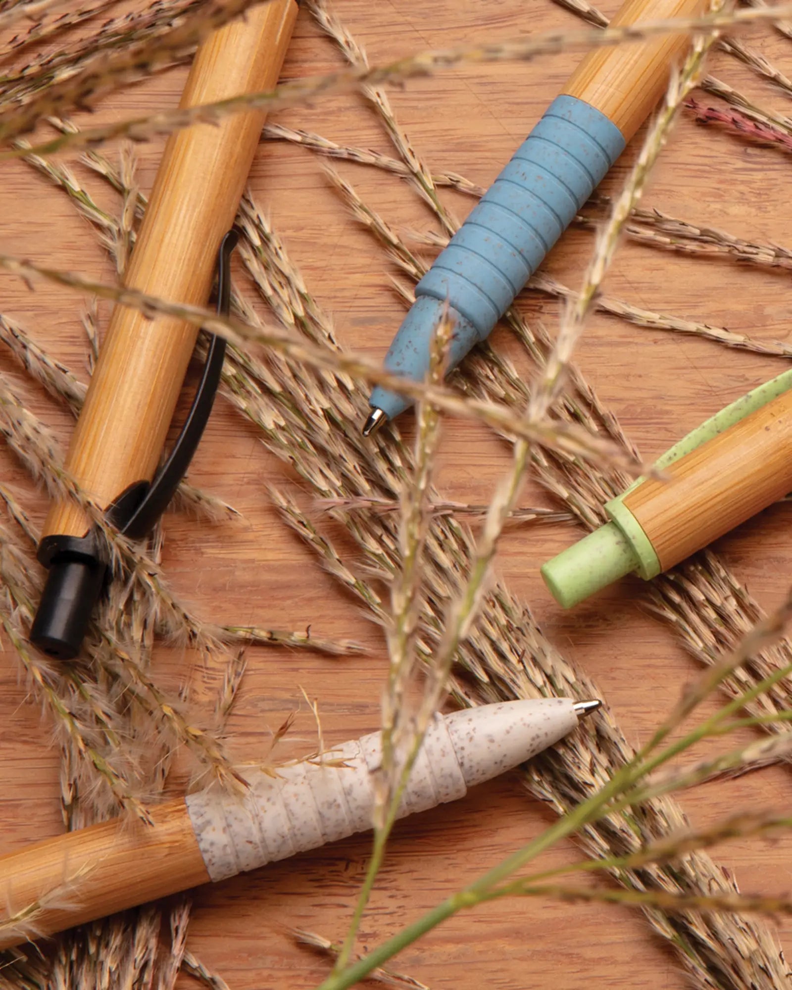 Promotional bamboo and wheat straw pen - 6
