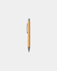 Promotional bamboo pen with metal details - 1