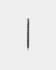 Promotional aluminum pen with stylus - Black