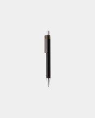 Promotional recycled ABS pen with rubber finish - Black
