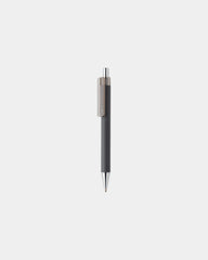 Promotional recycled ABS pen with rubber finish - Grey