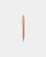 Promotional metallic finish plastic pen - Brown