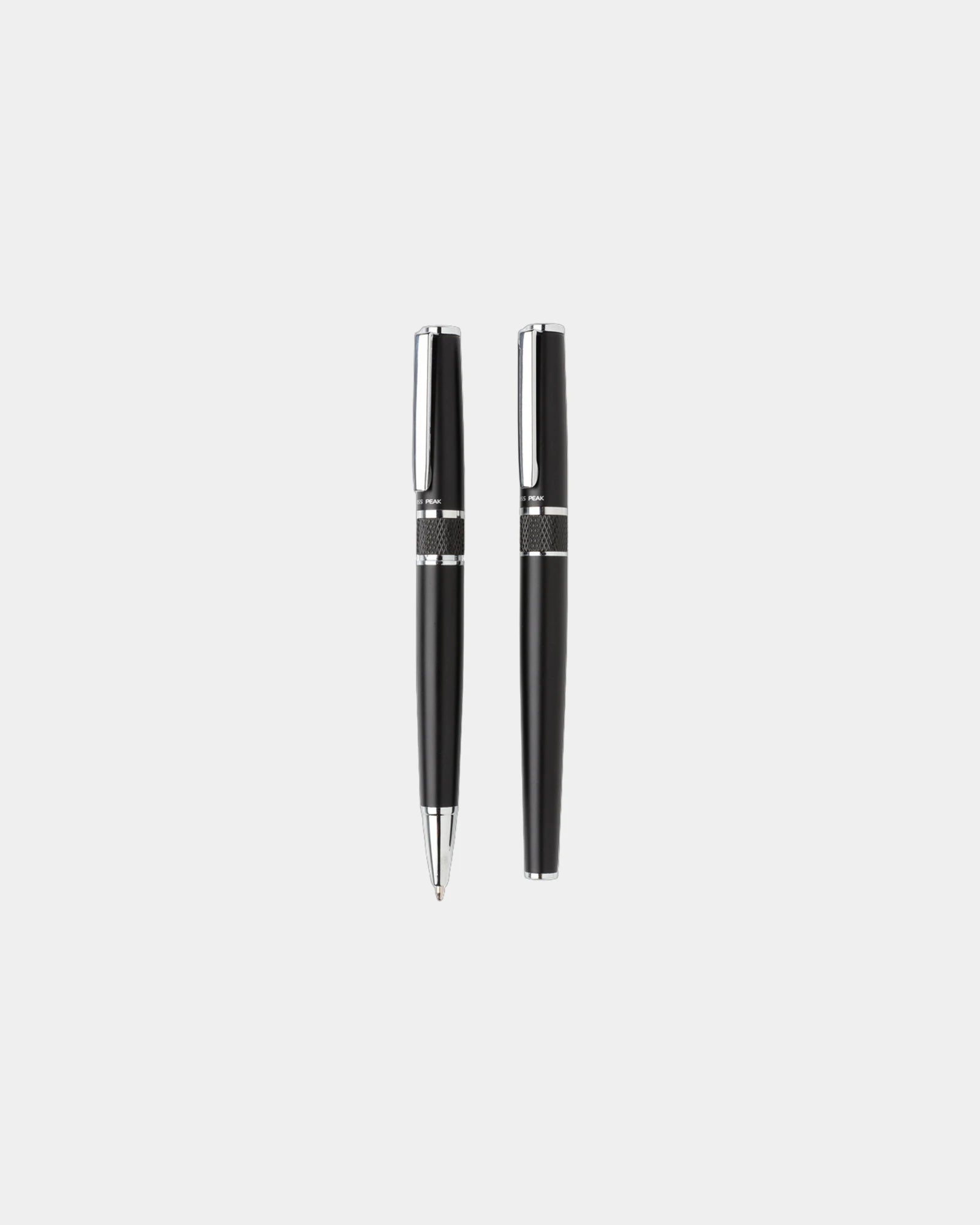 Promotional pen set with roller and ballpoint - Black
