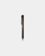 Promotional plastic pen with silicone grip - Black