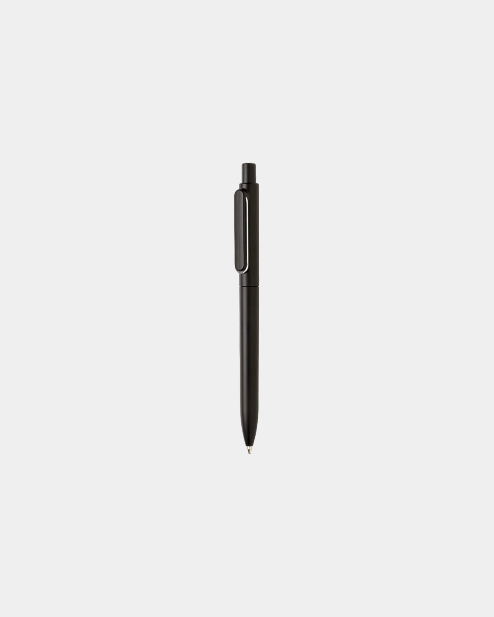 Promotional plastic pen with metal finish - Black