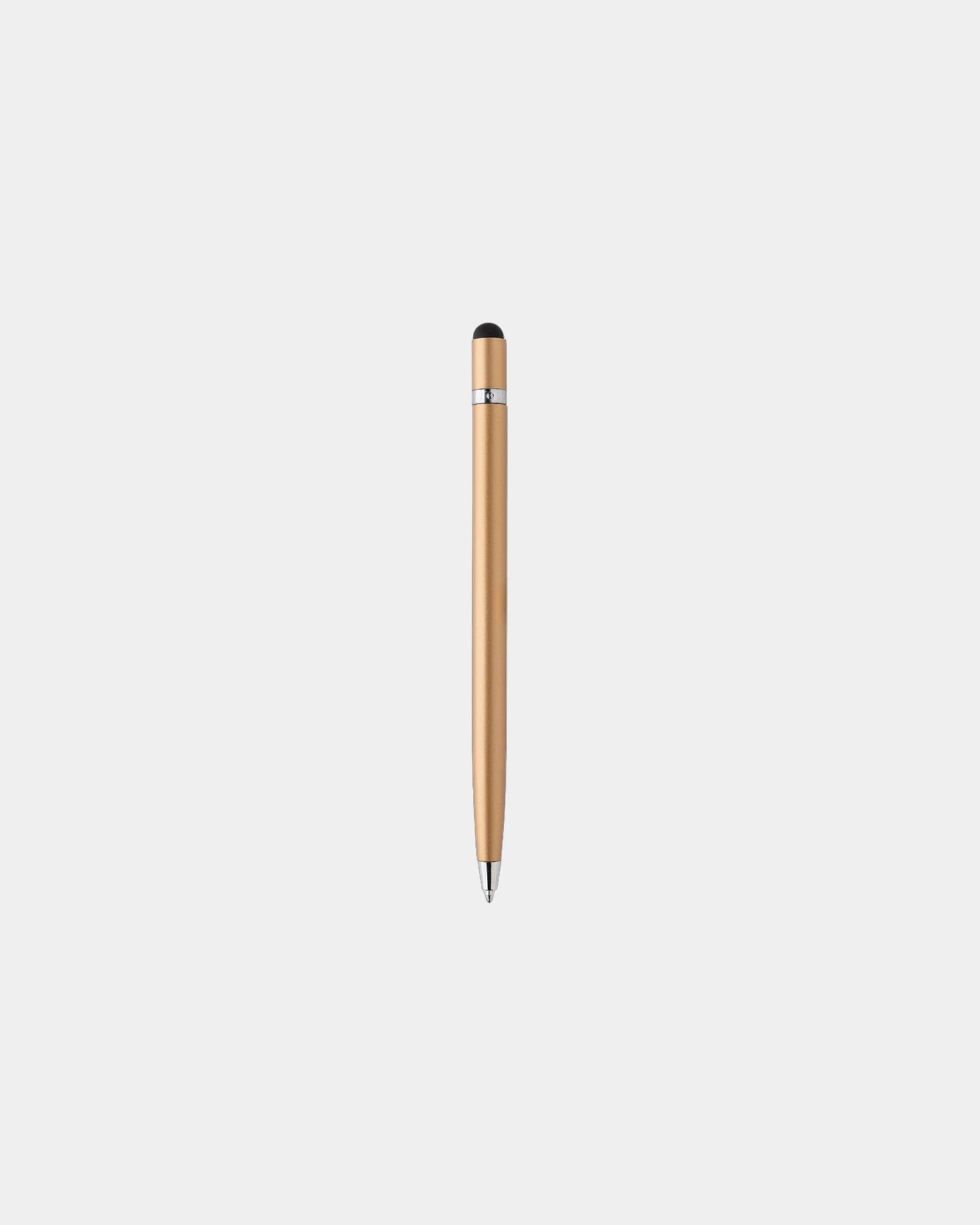 Promotional metal pen with stylus - Gold