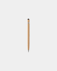 Promotional metal pen with stylus - Gold