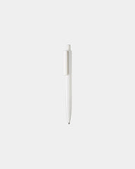 Promotional recycled ABS pen with rubber finish - White