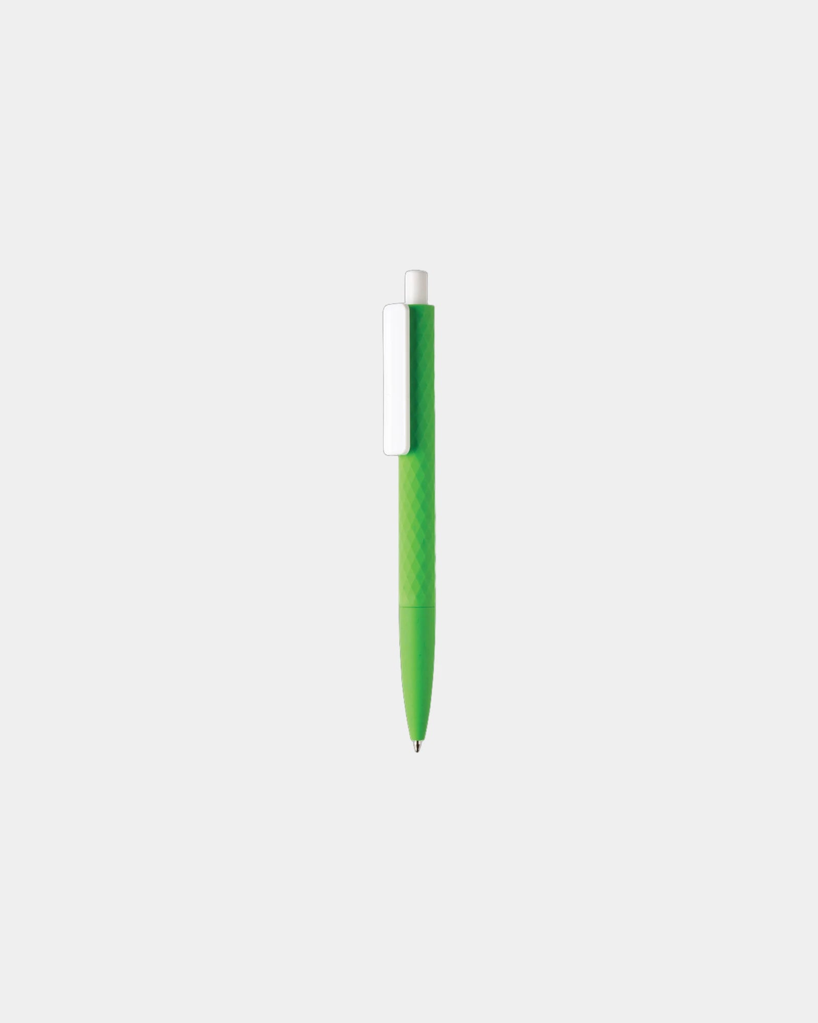 Promotional recycled ABS pen with rubber finish - Green