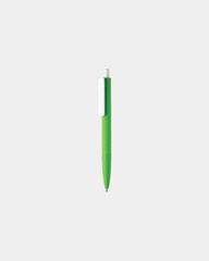 Promotional recycled ABS pen with rubber finish - Green