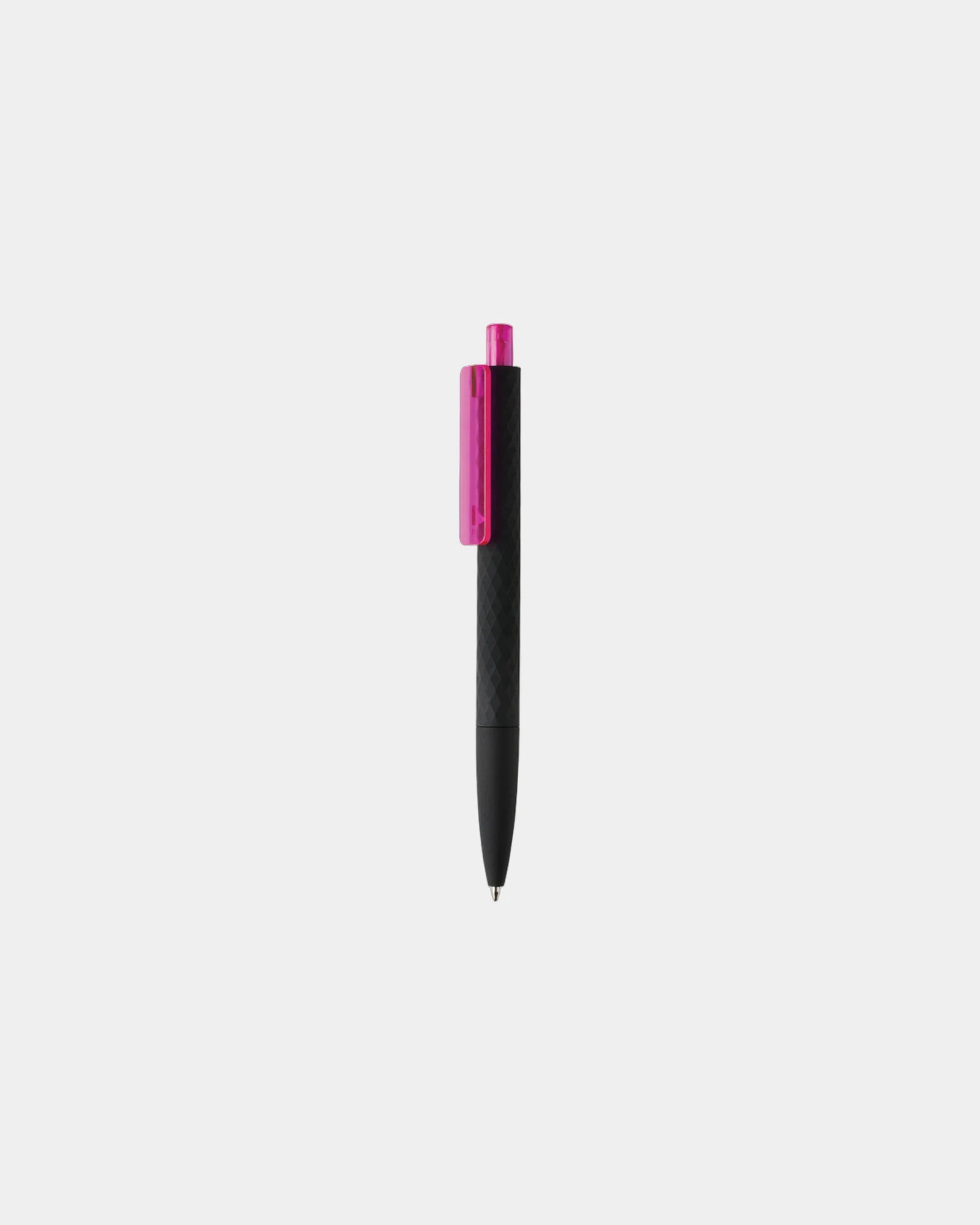 Promotional recycled ABS pen with textured finish - Pink