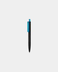 Promotional recycled ABS pen with textured finish - Light Blue