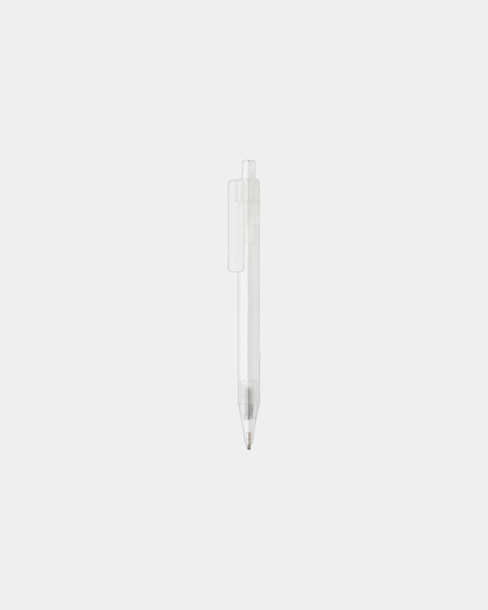 Promotional recycled rPET pen for writing - White