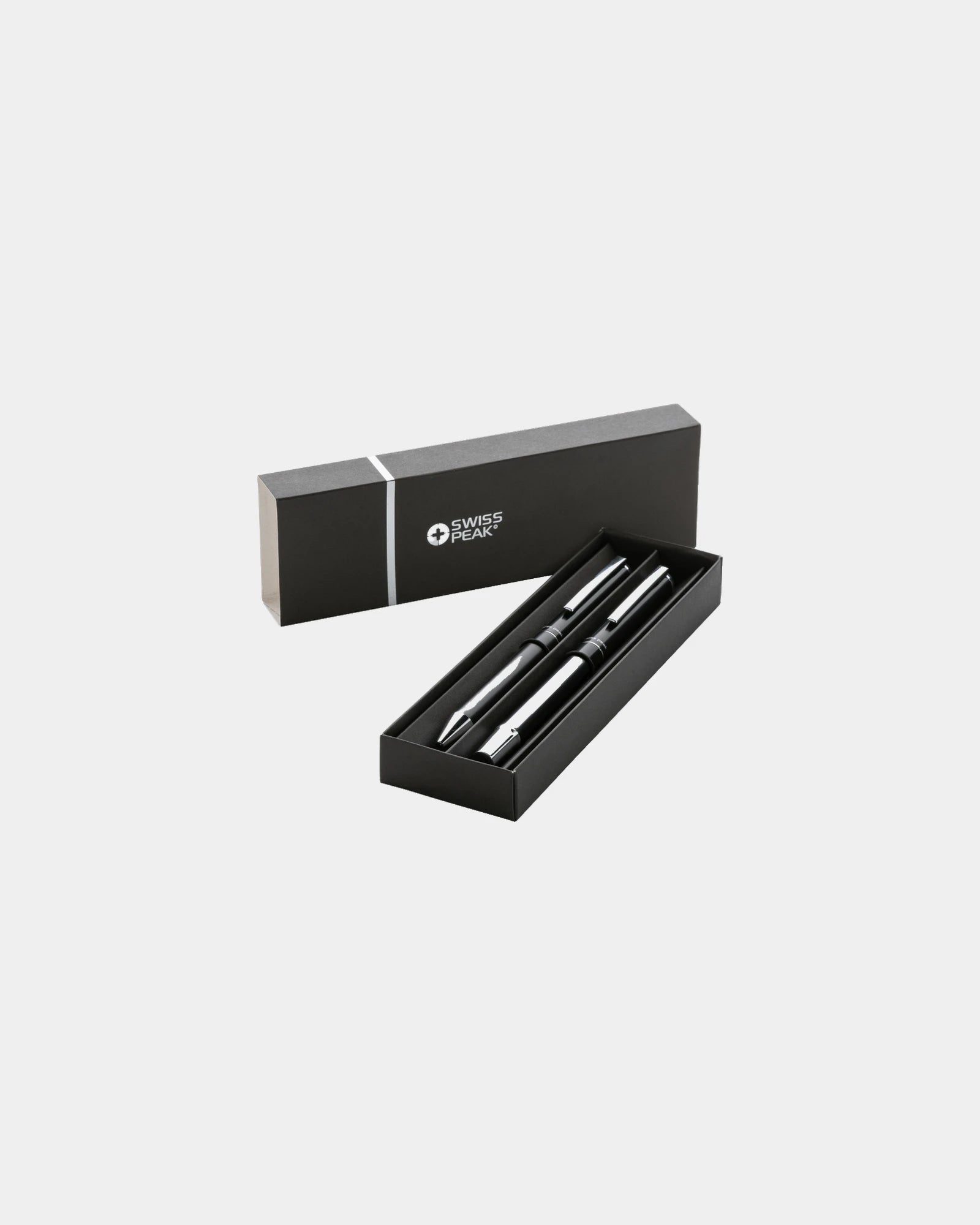Promotional recycled aluminum pen set Swiss Peak Cedar