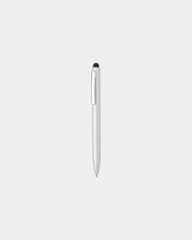 Promotional recycled aluminum pen with stylus Kymi - Silver